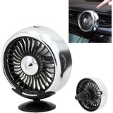 Multi-function Portable Car Air Outlet Sucker Electric Cooling Fan(Silver)