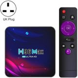 H96 Max V11 4K Smart TV BOX Android 11.0 Media Player wtih Remote Control  RK3318 Quad-Core 64bit Cortex-A53  RAM: 4GB  ROM: 32GB  Support Dual Band WiFi  Bluetooth  Ethernet  UK Plug