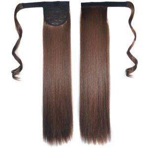 6# Invisible Seamless Bandage-style  Wig Long Straight Hair Wig Ponytail