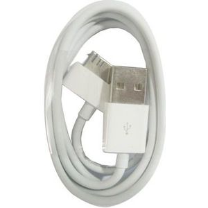 USB Data Cable for New iPad (iPad 3) / iPad 2/ iPad  iPhone 4 & 4S  iPhone 3GS/3G  iPod touch  Length: 1m (Original)(White)