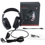 ONIKUMA K1 PRO Stereo Surround Gaming Headphone with Microphone & LED Lights(Black Red)
