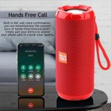 T&G TG621 Portable Waterproof 3D Stereo Wireless Speaker  Support FM Radio / TWS / TF Card(Red)