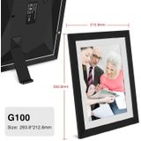 G100 10.1 inch LCD Screen WIFI Cloud Album Digital Photo Frame Electronic Photo Album with Touch Rotating Screen & Video Push (EU Plug)