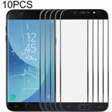 10 PCS Front Screen Outer Glass Lens for Samsung Galaxy J5 (2017) / J530(Black)