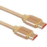 1m HDMI 2.0 Version 4K 1080P Aluminium Alloy Shell Line Head Gold-plated Connectors HDMI Male to HDMI Male Audio Video Adapter Cable