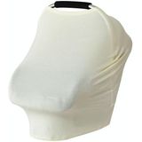 Multifunctional Cotton Nursing Towel Safety Seat Cushion Stroller Cover(Light Yellow)