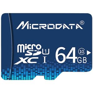 MICRODATA 64GB U3 Blue TF(Micro SD) Memory Card