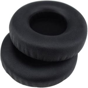 For JBL Synchros E30 Headphones Imitation Leather + Foam Soft Earphone Protective Cover Earmuffs  One Pair (Black)