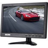 ESCAM T10 10.0 inch TFT LCD 1024x600 Monitor with VGA & HDMI & AV & BNC & USB for PC CCTV Security