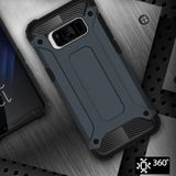 For Galaxy S8 Rugged Armor TPU + PC Combination Case(navy)