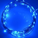 10m 5V 6W 500LM LED Silver String Light  Blue Light  USB Powered SMD-0603 Festival Lamp / Decoration Light Strip