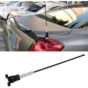 PS-411 Universal Car Auto Modified Decoration Extensile Aerial Glass-mount Cellular Antenna(Black)