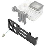 20mm Rail Side Mount For GoPro HERO9 Black / HERO8 Black /7 /6 /5 /5 Session /4 Session /4 /3+ /3 /2 /1  DJI Osmo Action  Xiaoyi And Other Action Cameras  Hunting Shot(Black)