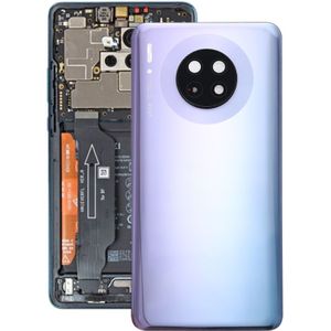 Original Battery Back Cover with Camera Lens for Huawei Mate 30(Silver)