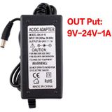 3V-12V 2A AC To DC Adjustable Voltage Power Adapter Universal Power Supply Display Screen Power Switching Charger  Plug Type:EU