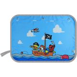 Little Pirate Pattern Car Large Rear Window Sunscreen Insulation Window Sunshade Cover  Size: 70*50cm