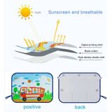 Little Pirate Pattern Car Large Rear Window Sunscreen Insulation Window Sunshade Cover  Size: 70*50cm