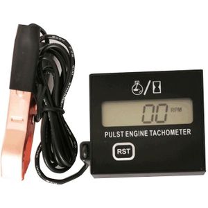 ZSB-03 Chain Saw Tachometer Gasoline Engine Lawn Mower High Tachometer Digital Display Induction Pulse Tachometer  Specification: Clip Version