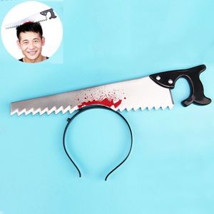Halloween Costume Party Whole Horror Wear Head Props Saw Hair Hoop Game Show Supplies