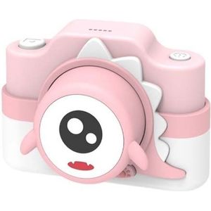 C2-JXJR Children 24MP WiFi Fun Cartoon HD Digital Camera Educational Toys  Style:Camera + 32GB TF(Pink)