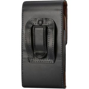 For iPhone X & Galaxy S7 & S6 / G920 Crazy Horse Texture Vertical Flip Leather Case / Waist Bag with Back Splint
