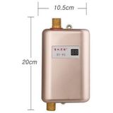 Stainless Steel Instant Kitchen And Bathroom Mini Electric Water Heater(EU Plug 220V Gold)