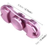 Fidget Spinner Toy Stress Reducer Anti-Anxiety Toy for Children and Adults  3 Minutes Rotation Time  Small Steel Beads Bearing + Zinc Alloy Material  Two Leaves(Rose Gold)