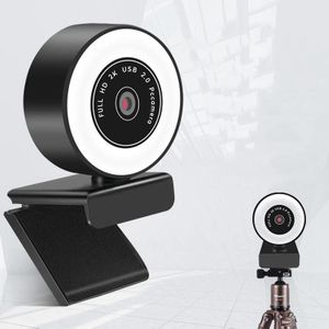 A9mini USB Drive-Free HD Fill Light Camera with Microphone  Pixel: 5.0 Million Pixels 2K Auto Focus