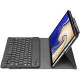A720 Bluetooth 3.0 Ultra-thin Detachable Bluetooth Keyboard Leather Case + Leather Protective Case for Samsung Galaxy Tab S5e T720  with Pen Slot & Holder(Black)