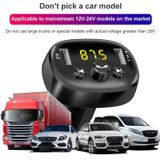 372 Car Multi-functional Smart MP3 Player Dual USB Bluetooth Hands-free Receiver