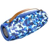 ZEALOT S27 Multifunctional Bass Wireless Bluetooth Speaker  Built-in Microphone  Support Bluetooth Call & AUX & TF Card & 1x93mm + 2x66mm Speakers(Camouflage Blue)