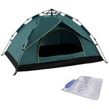 TC-014 Outdoor Beach Travel Camping Automatic Spring Multi-Person Tent For 2 People(Green+Mat)