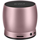 EWA A150 Portable Mini Bluetooth Speaker Wireless Hifi Stereo Strong Bass Music Boom Box Metal Subwoofer  Support Micro SD Card & 3.5mm AUX(Rose Gold)