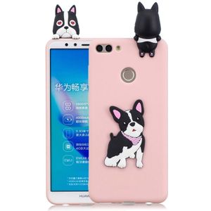 For Huawei Y9 2018 3D Cartoon Pattern Shockproof TPU Protective Case(Cute Dog)