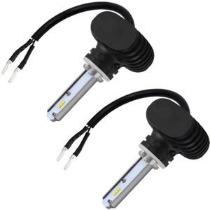 2 PCS 880 IP65 Waterproof White Light 6 CSP LED Car Headlight Bulb  9-36V / 18W  6000K / 2000LM