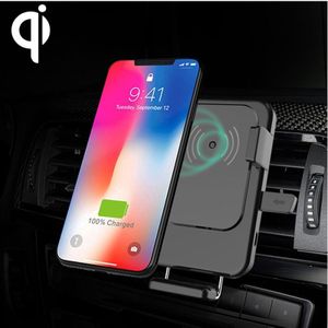 K81 10W QI Universal Rotating Gravity Induction Car Wireless Charging Mobile Phone Holder with Suction Cup