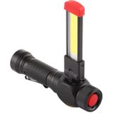 W550 10W 800LM USB Charging T6 + COB IPX6 Waterproof Strong LED Flashlight Work Lamp with 5-Modes