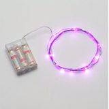 3m 150LM LED Silver Wire String Light  Pink Light  3 x AA Batteries Powered SMD-0603 Festival Lamp / Decoration Light Strip