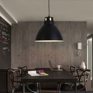 Simple Modern Aluminum Industrial and Mining Engineering Fresh Fruit Market Chandelier without Light Source (Black)