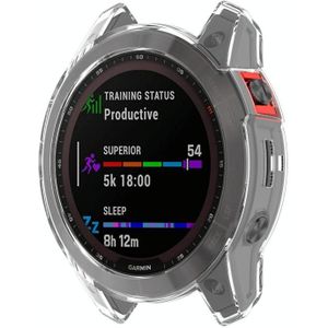 Voor Garmin Fenix 7 Shockproof TPU Zachte beschermhoes