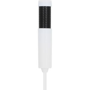 Yanmai SF555 Mini Professional 3.5mm Jack Studio Stereo Condenser Recording Microphone  Cable Length: 1.5m  Compatible with PC and Mac for Live Broadcast Show  KTV  etc.(White)