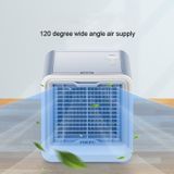 MG -191 Mini Air Cooler Home Dormitory Office Air Conditioning Fan Portable Small Desktop USB Fan(Sky Blue)