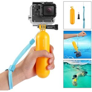 PULUZ 18 in 1 Accessories Combo Kits with EVA Case (Extendable Monopod + Bobber Hand Grip + Quick Release Buckle + J-Hook Buckle Mount + Floating Cover + Surf Board Mount + Screws + Safety Tethers Strap + Storage Bag) for GoPro HERO5 Session /4 Sessi