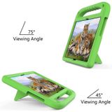 For Lenovo M10 FHD REL TB-X605FC / TB-X605LC Handle Portable EVA Shockproof Anti Falling Protective Case with Triangle Holder(Green)