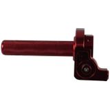 Motorcycle Off-Road Vehicle Modified CNC Handle Throttle Clamp Hand Grip Big Torque Oil Visual Throttle Accelerator(Red)