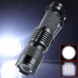 LED Outdoor Rechargeable Telescopic Zoom Mini Glare Flashlight  Specification:Single