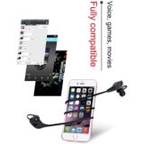 M8 Wireless Bluetooth Stereo Earphone with Wire Control + Mic  Wind Tunnel WT200 Program  Support Handfree Call  For iPhone  Galaxy  Sony  HTC  Google  Huawei  Xiaomi  Lenovo and other Smartphones(Black)