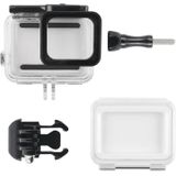 45m Waterproof Housing Protective Case + Touch Screen Back Cover for GoPro NEW HERO /HERO6 /5  with Buckle Basic Mount & Screw  No Need to Remove Lens (Transparent)