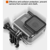 45m Waterproof Housing Protective Case + Touch Screen Back Cover for GoPro NEW HERO /HERO6 /5  with Buckle Basic Mount & Screw  No Need to Remove Lens (Transparent)