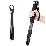 BEXIN MCS285 Portable Travel Outdoor DSLR Camera Carbon Fiber Monopod Holder (Black)